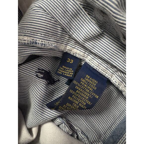 NWOT Polo Ralph Lauren Men's Blue All Over 9" Pony Classic Fit Chino Shorts Sz33 - Picture 10 of 12